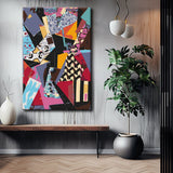 Malen nach Zahlen Abstrakte Kunst mit gemischten Medien V