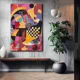 Malen nach Zahlen Abstrakte Kunst mit gemischten Medien VV