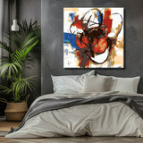 Malen nach Zahlen Abstrakte Kunst Fröhliches Lied II