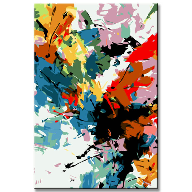 Malen nach Zahlen Abstrakt Liebe und Hingabe II