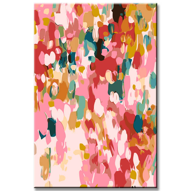 Malen nach Zahlen Abstrakt Gefühle I