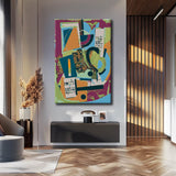 Malen nach Zahlen Abstrakt Chaos II