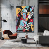 Malen nach Zahlen Abstrakt Fotomontagen IV