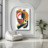 Malen nach Zahlen Abstrakt Bunte Collage I