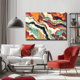 Malen nach Zahlen Abstrakt Die Zeit vergeht I