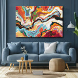 Malen nach Zahlen Abstrakt Die Zeit vergeht II