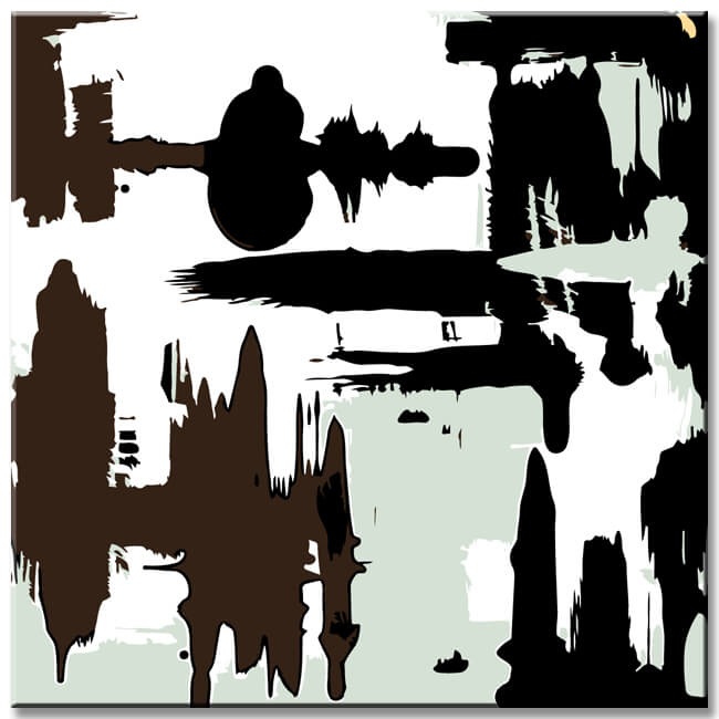 Malen nach Zahlen Abstrakt In der Natur