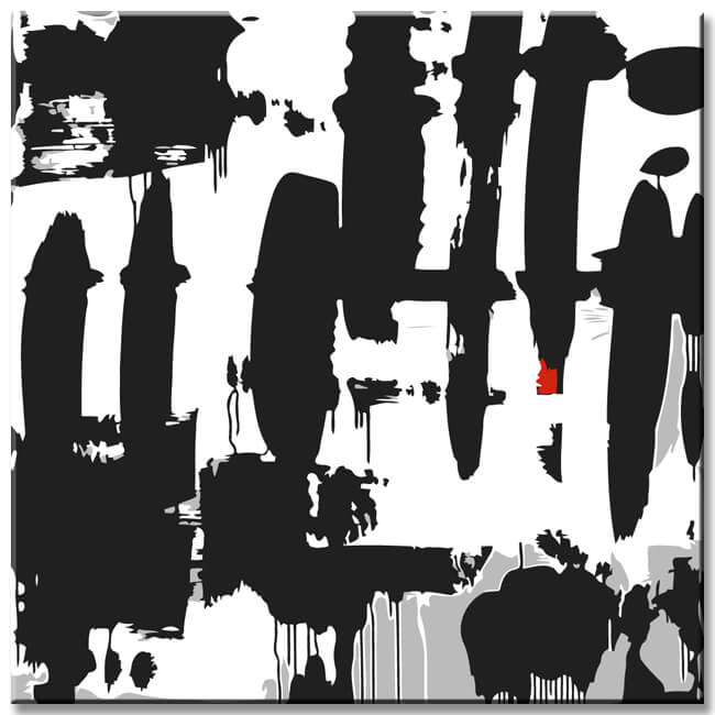 Malen nach Zahlen Abstrakt In der Natur