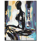 Malen nach Zahlen Abstrakt Balance I