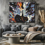 Malen nach Zahlen Abstrakt Der Kuss