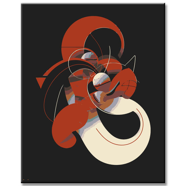 Malen nach Zahlen Abstrakt Süße