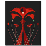 Malen nach Zahlen Masdevallia Coccinea Kunst