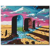 Malen nach Zahlen Zwischen dem Nirgendwo