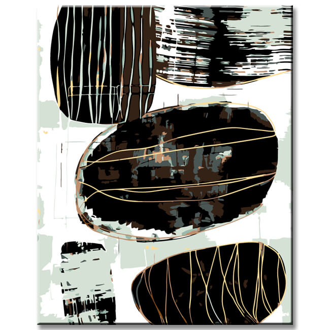 Malen nach Zahlen Steinberge