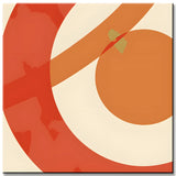 Malen nach Zahlen Moderne Kunst Orange Formen II