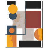 Malen nach Zahlen Abstrakte Geometrie Kunst
