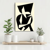 Malen nach Zahlen Kunst Minimalismus Freie Gestaltung Schwarz II