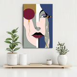 Malen nach Zahlen Kunst Geometische Abstrakte Figuren I