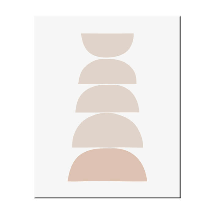 Malen nach Zahlen Kunst Minimalismus Freie Gestaltung Geometrie II