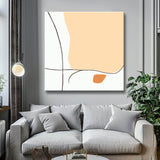 Malen nach Zahlen Kunst Minimalismus Freie Gestaltung Geometrie III