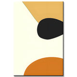 Malen nach Zahlen Kunst Abstrakte Malerei Geometrie Farbige Formen V