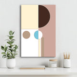 Malen nach Zahlen Kunst Abstrakte Malerei Geometrie Farbige Formen VI