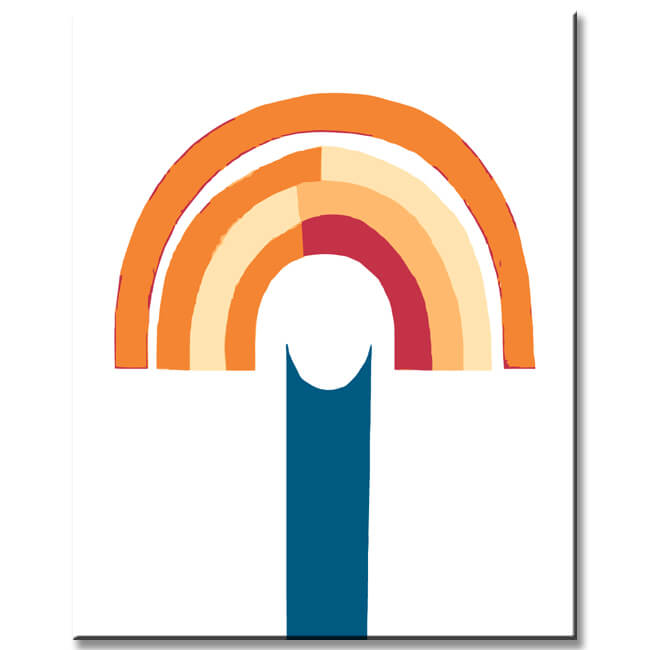 Malen nach Zahlen Kunst Abstrakte Malerei Geometrie Farbige Linien