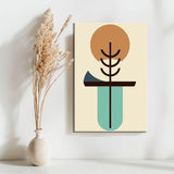 Malen nach Zahlen Kunst Minimalismus Kreise Kreativität