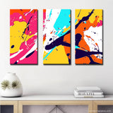 Malen nach Zahlen Kunst Abstrakt 3-teilig