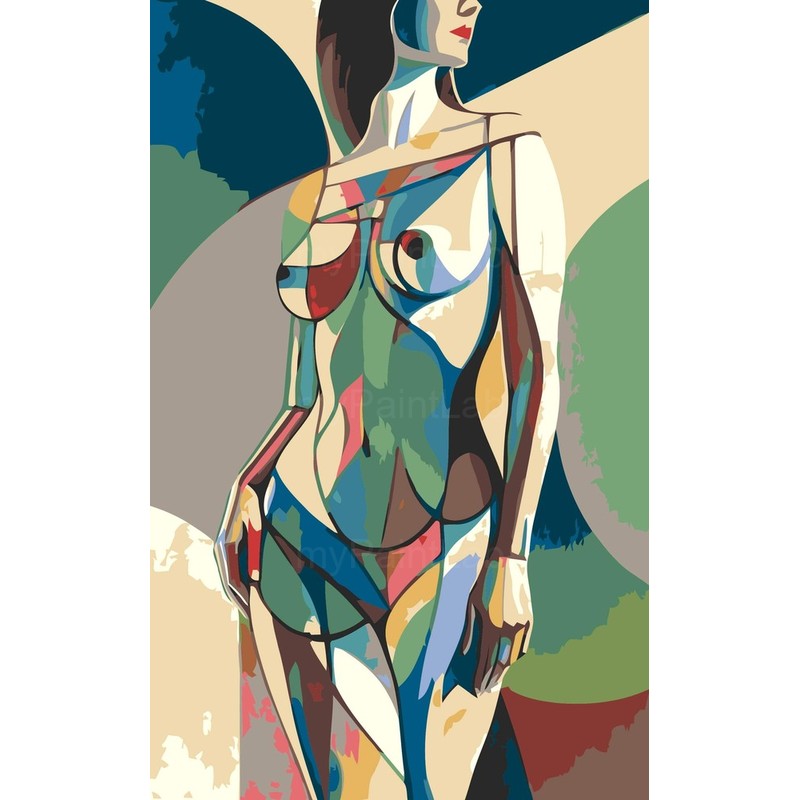 Akt Frau modern elegant