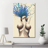 Akt Frau modern abstrakt DIY Kunst Deko modernes Wandbild