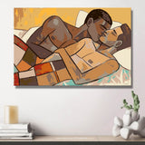 Malen nach Zahlen Akt Paar modern DIY Kunst Deko modernes Wandbild