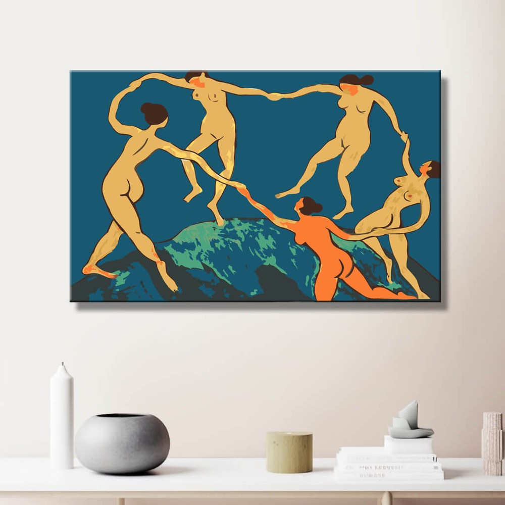 Malen nach Zahlen Akt Frauen Gruppe DIY Kunst Deko modernes Wandbild
