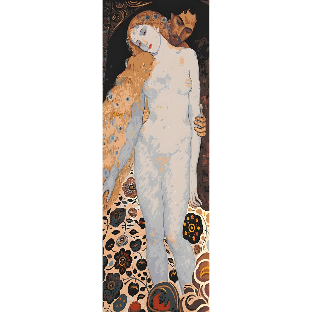 Malen nach Zahlen Akt Frau Dekorativ Jugendstil Elegant Kunst