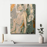 Akt Frau modern ruhig DIY Kunst Deko modernes Wandbild