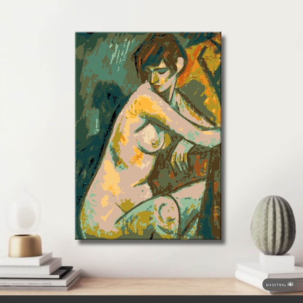 künstlerischer Struktur. Ausdrucksstark und dekorativ. DIY Kunst Deko modernes Wandbild