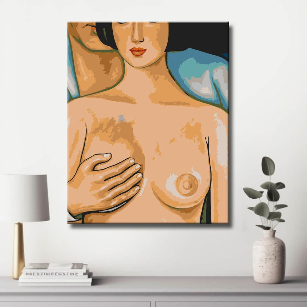 intimer Wirkung. DIY Kunst Deko modernes Wandbild