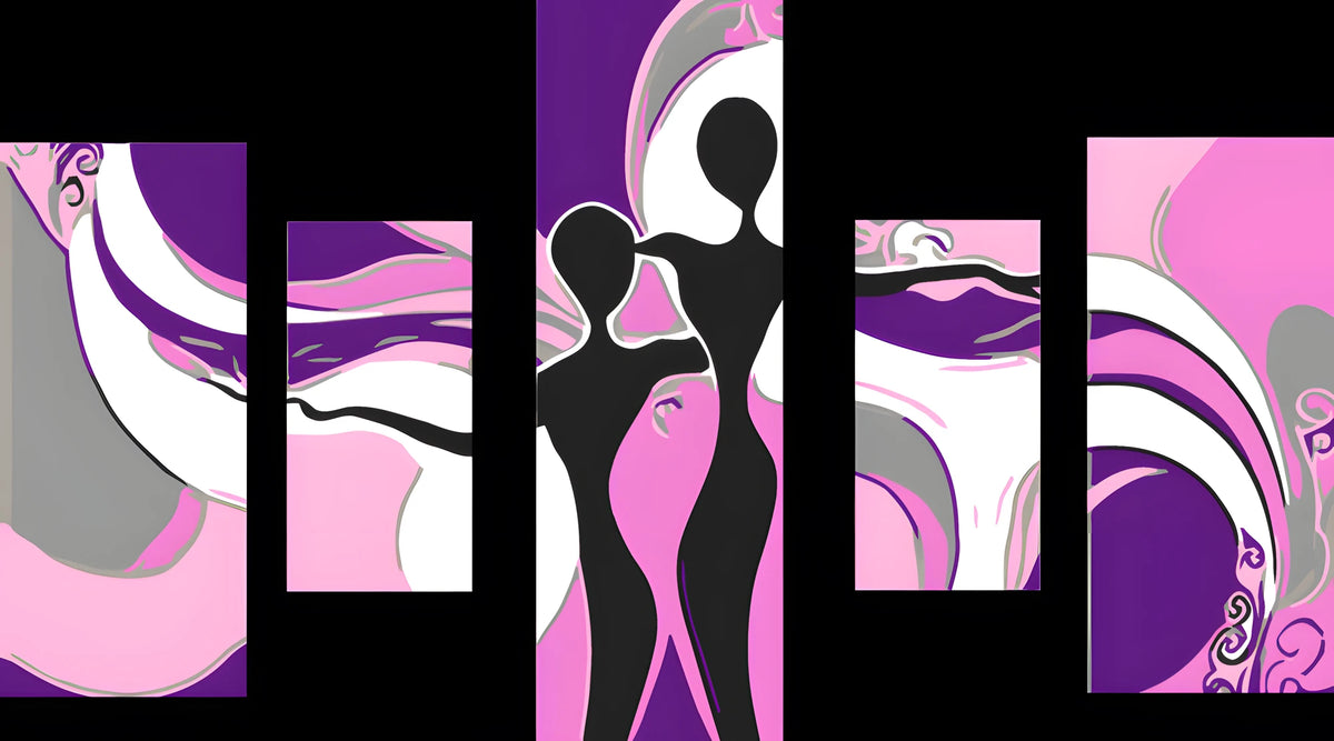 Malen nach Zahlen Kunst Bild art-life-021-5-teilig
