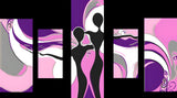 Malen nach Zahlen Kunst Bild art-life-021-5-teilig