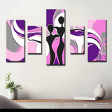 Malen nach Zahlen Kunst Bild art-life-021-5-teilig