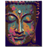 Malen nach Zahlen Kunst Lifestyle Buddha-Gesicht I