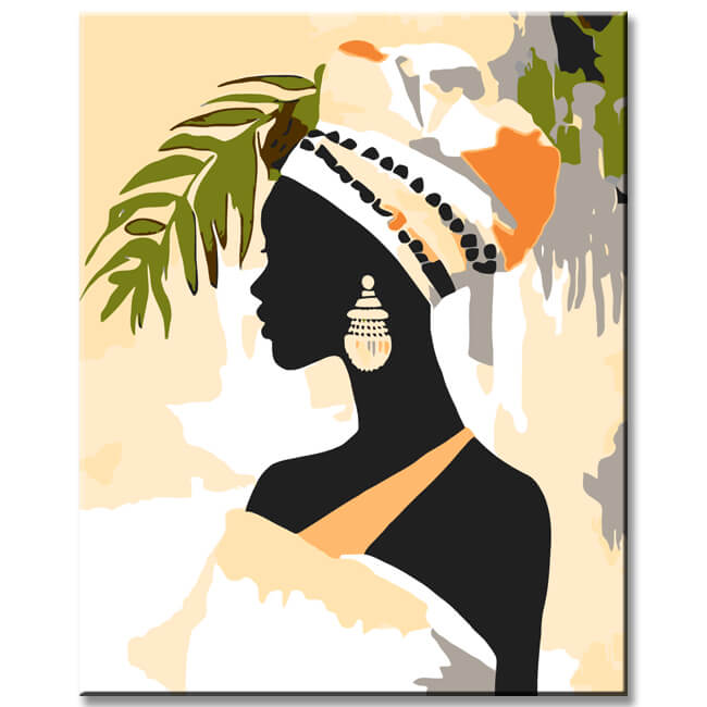 Malen nach Zahlen Afrikanische Frauen