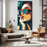 Malen nach Zahlen Rauchende Frau