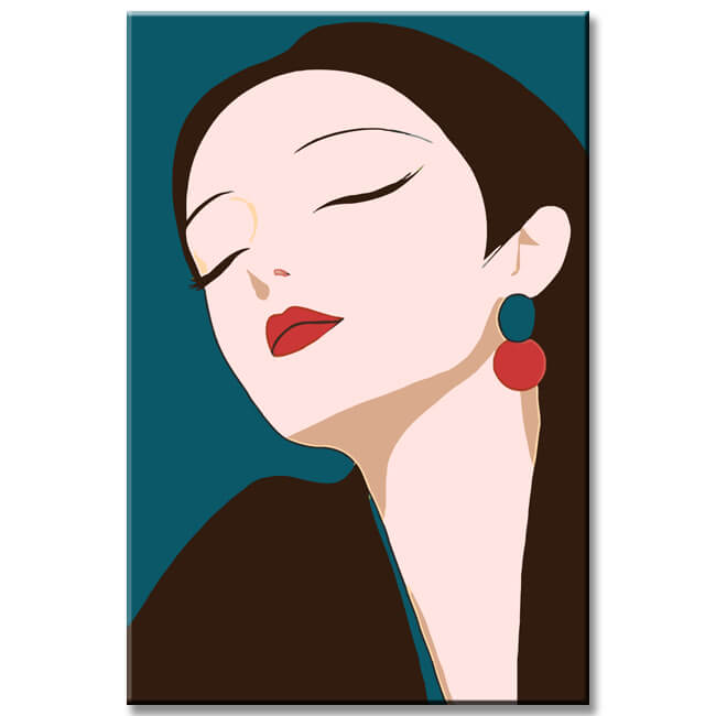 Malen nach Zahlen Orientalische Frau II