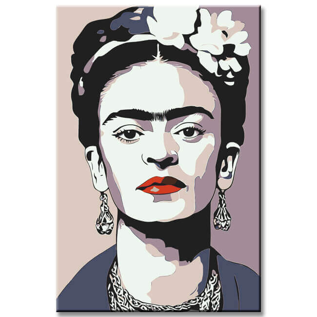 Malen nach Zahlen Frida Kahlo Portrait