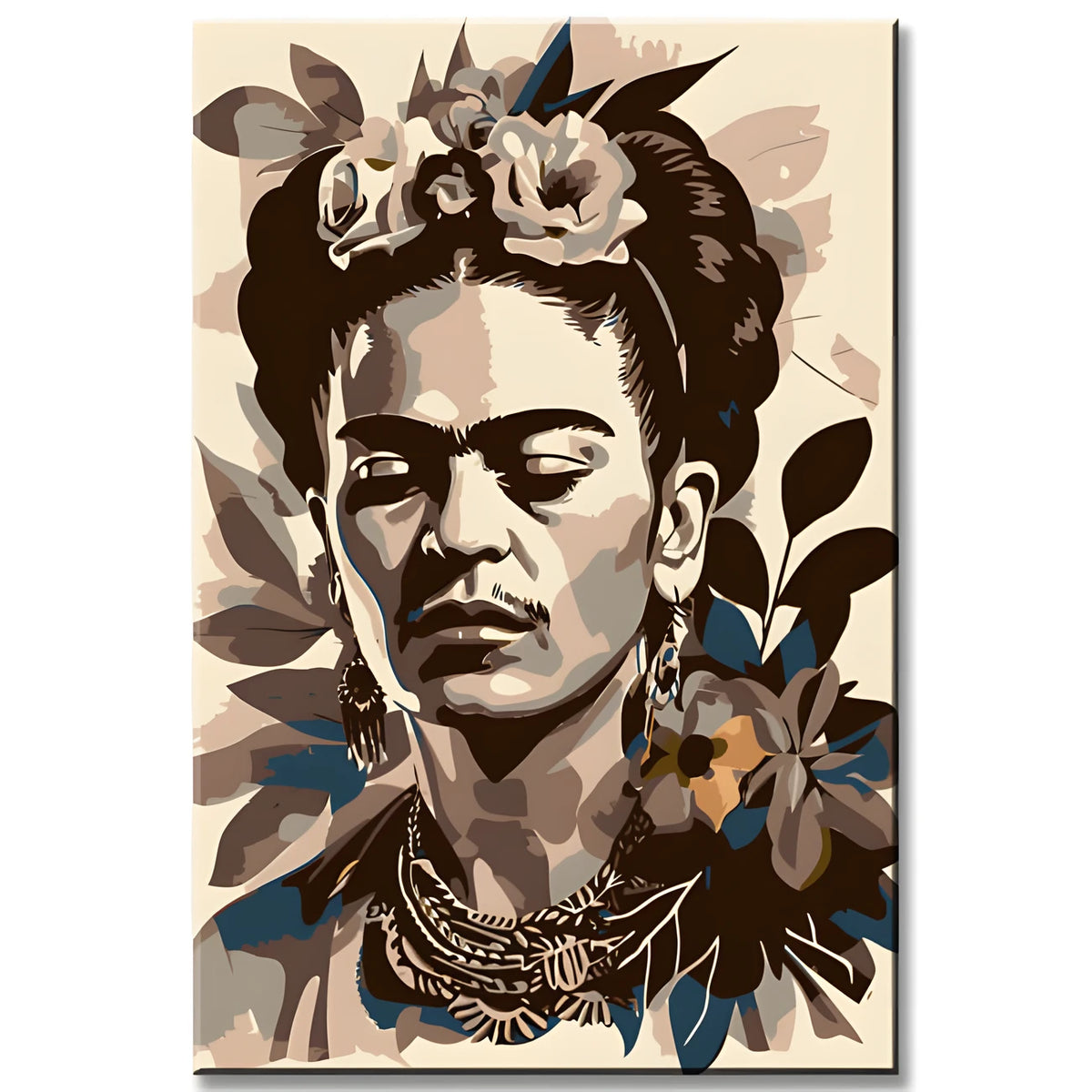 Malen nach Zahlen Frida Kahlo Portrait