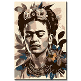 Malen nach Zahlen Frida Kahlo Portrait