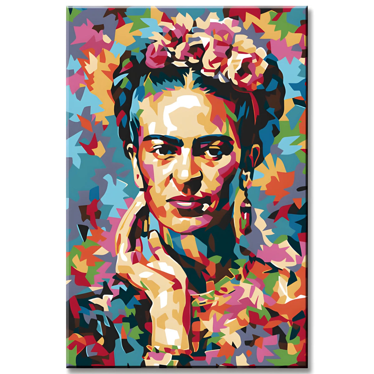 Malen nach Zahlen Frida Kahlo Pop Art