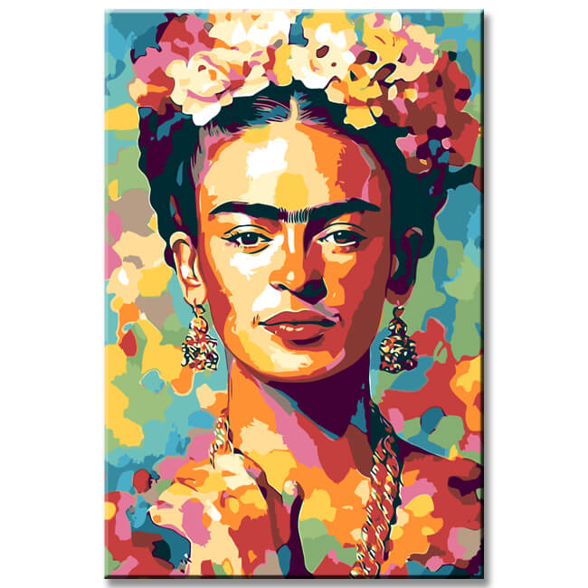 Malen nach Zahlen Abstrakte Kunst Frida Kahlo