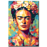 Malen nach Zahlen Abstrakte Kunst Frida Kahlo